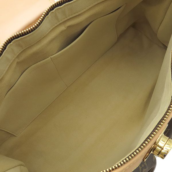 Louis Vuitton Tote Bag Boesi MM Monogram Canvas Monogram Gold Hardware Brown