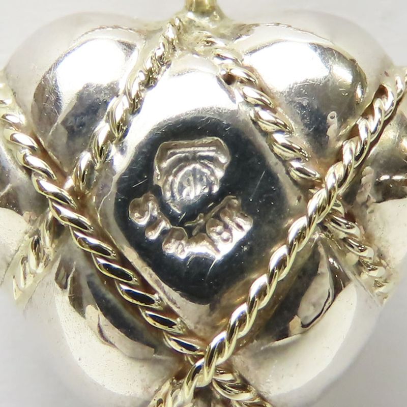 Tiffany & Co Pendant Top Chain Cross Quilted Heart Star Ring Silver 18k Silver