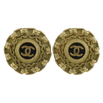 Chanel Coco Mark Vintage Gold Plated 94A Ladies 14.5g Earring