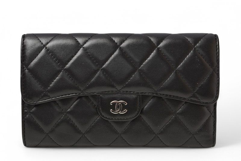 Chanel Wallet Trifold Chanel Wallet A31506 Timeless Classic Matelasse Caviar