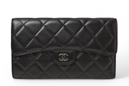 Chanel Wallet Trifold Chanel Wallet A31506 Timeless Classic Matelasse Caviar