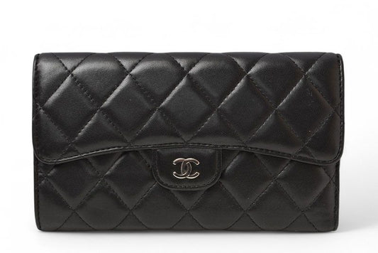 Chanel Wallet Trifold Chanel Wallet A31506 Timeless Classic Matelasse Caviar