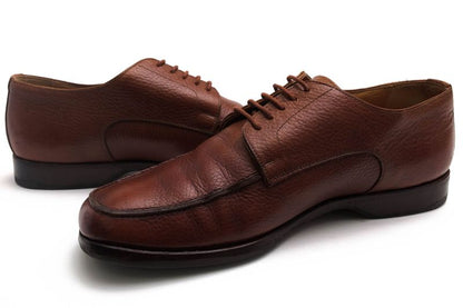 Hermes Shoes Business Shoes Business Men Leather Genuine Leather Brown U-Tip