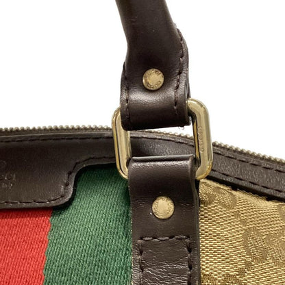 Gucci Handbag GG Patternsherry (web) 247205 Dark Brown X Beige X Multi Mini