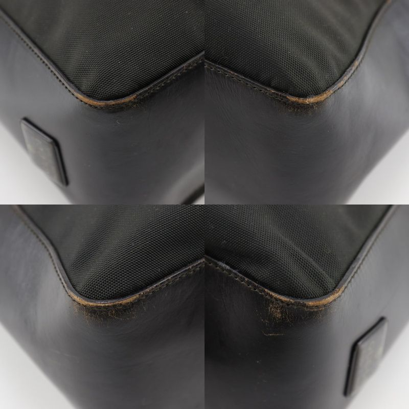 Gucci 001.3766 Nylon Canvas Black Women Shoulder Bag