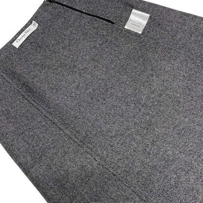 Dior/christian Dior Skirt Suit For Women - Gray Light Gray And Multi Wool