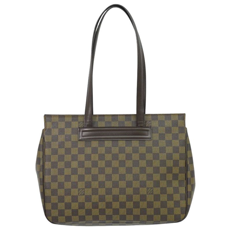 Authentic Louis Vuitton LV Parioli PM Damier Ebène Shoulder Bag Tote Bag Brown
