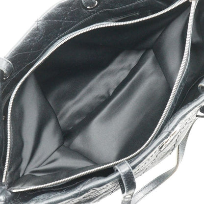 Chanel On The Road Coco Mark A48019 Leather Black Women's Tote Bag