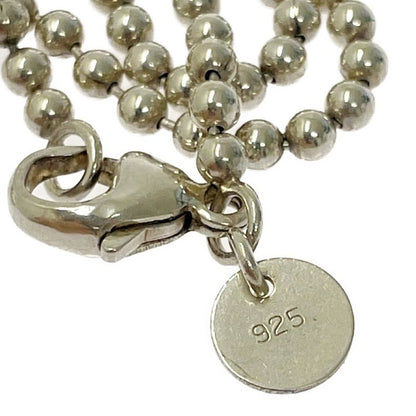 Tiffany & Co Tiffany & Co Silver Please Return to Plate Necklace 25.5g 925