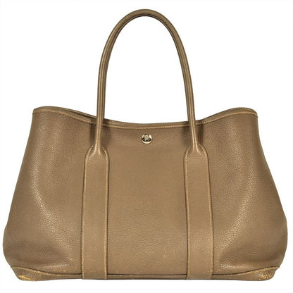 Hermes Garden Party PM Tote Bag Negonda □L Engraved Etoupe