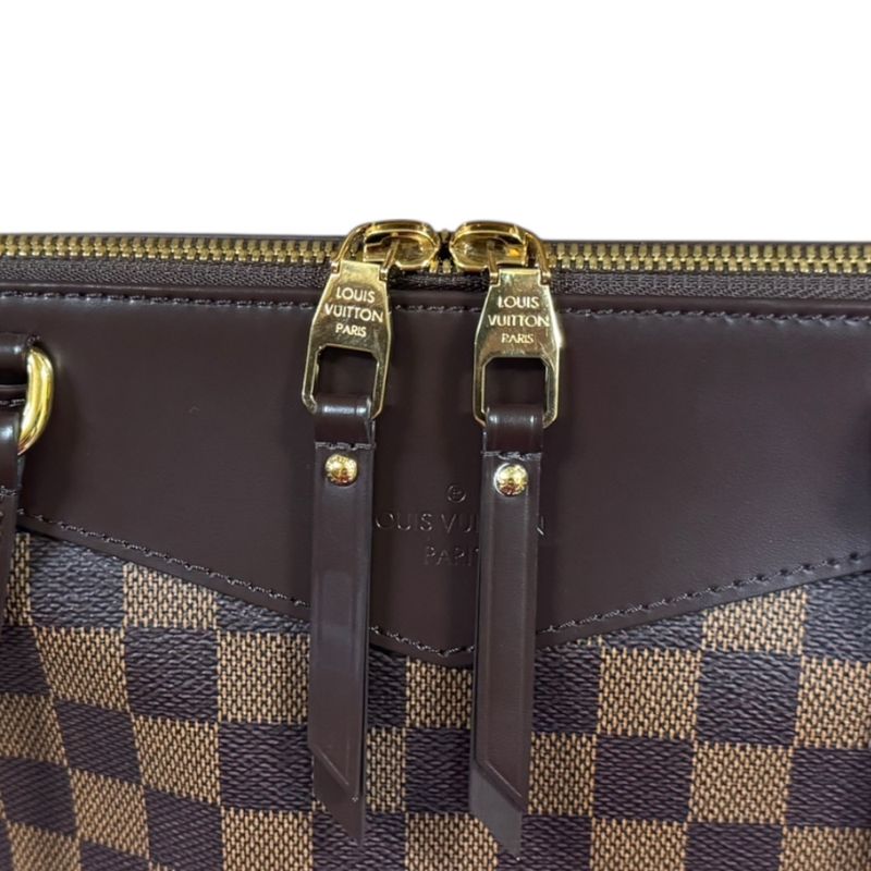 Louis Vuitton Westminster GM Damier Tote Bag Damier Canvas N41103 Brown Ladies