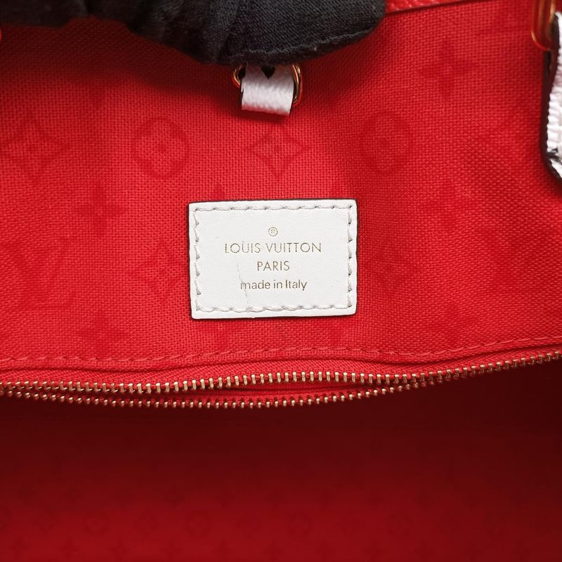 Louis Vuitton On The Go GM White And Rouge Monogram Giant M45356 Fn2260