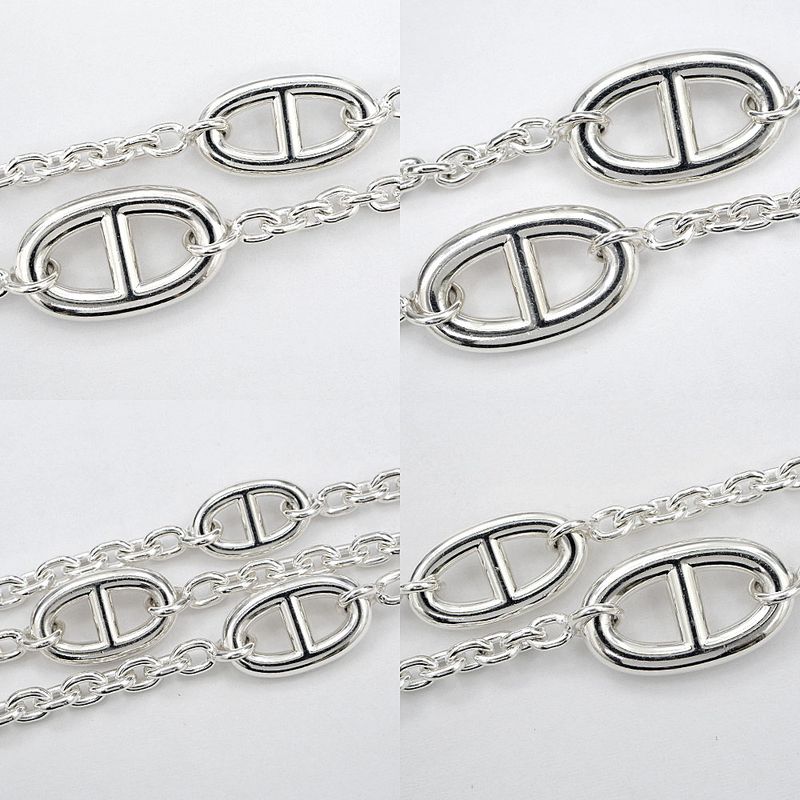 Hermes Necklace Chaine D'ancre Farande 160 Ag925 SV Silver - Jewelry -