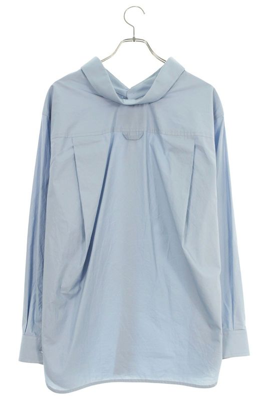 Balenciaga 457578 Tub02 Swing Collar Long Sleeve Shirt Men's 36