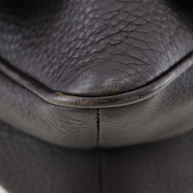 Prada Messenger Bag Calf Brown Men's Shoulder Bag