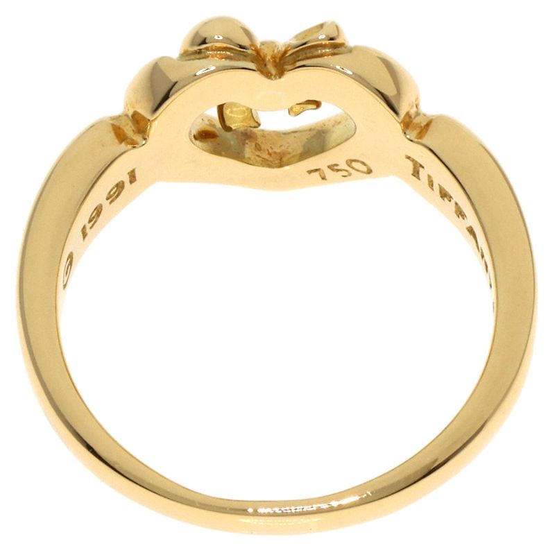 Tiffany & Co Tiffany & Co Ribbon Heart Ring - Ring 18K Yellow Gold Ladies