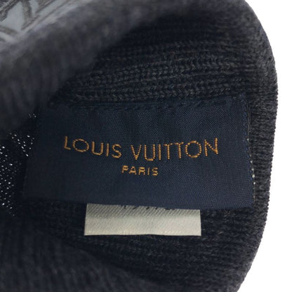 Louis Vuitton M70008 Damier Graphite Damier Gompti Wool Knit Gloves Charcoal