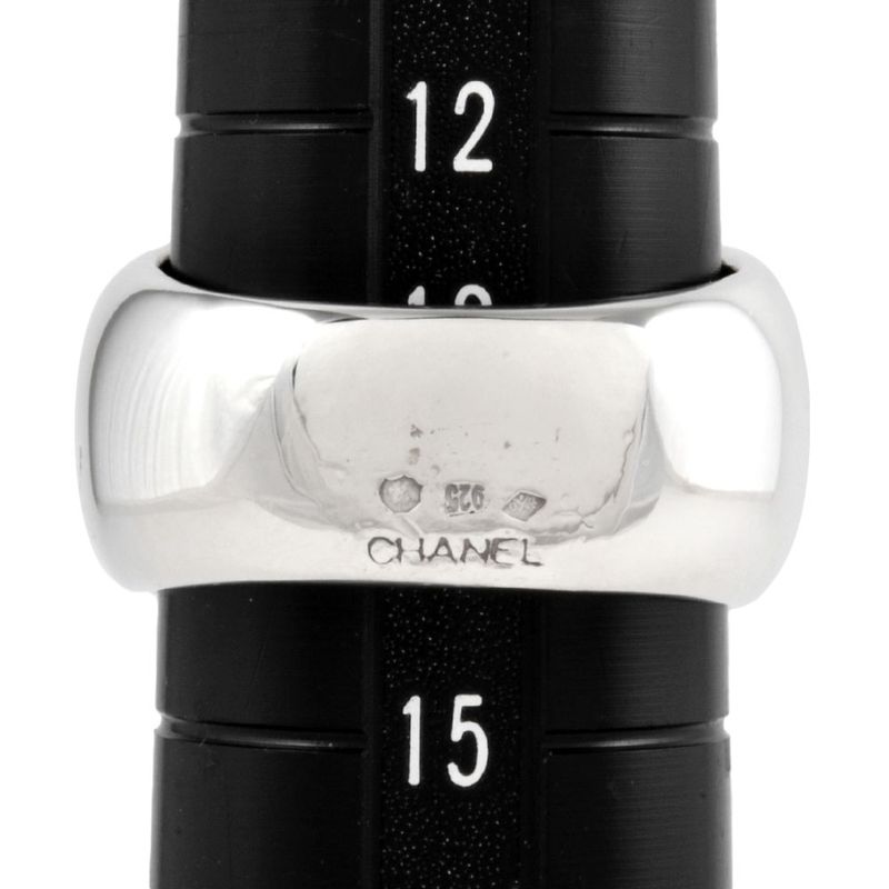 Chanel Logo Motif Ring Size Approx 13 Sv925 163g