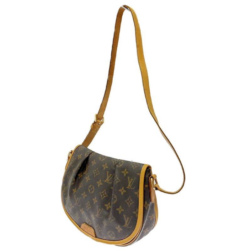 Louis Vuitton M40474 Monogram PVC Menilmontane PM Shoulder Bag Brown 367900