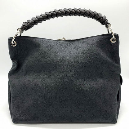 Louis Vuitton Beauvre Hobo M56073 Shoulder Bag With Charm Monogram Mahina Black