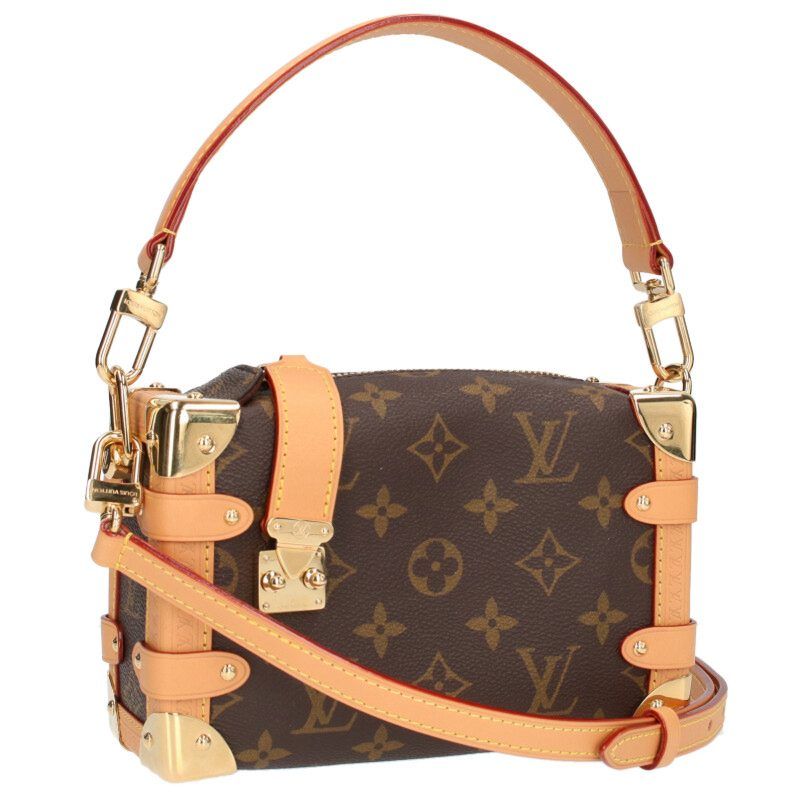 Louis Vuitton M46815 Side Trunk Monogram 2way Shoulder Bag Ladies PM