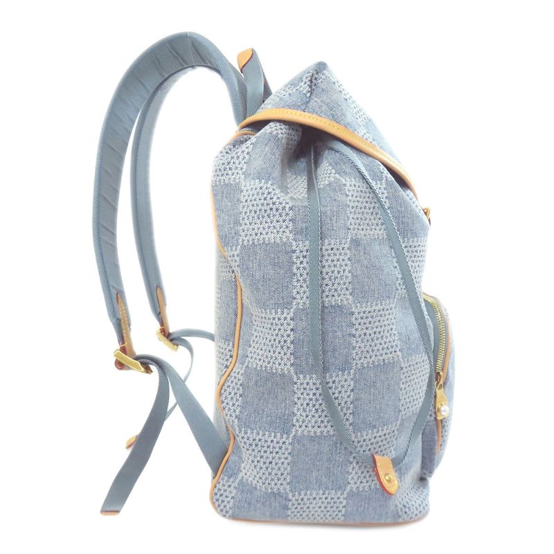 Louis Vuitton N40708 24AW Montsouris 3D Backpack Daypack Denim Women