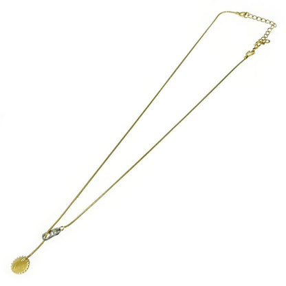 Christian Dior GP Dior Logo Bottle Lid Motif Necklace Women's Gold 365486