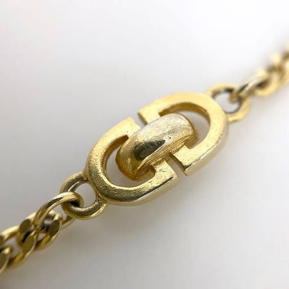 Christian Dior Long Necklace Gold Excellent Condition Vintage