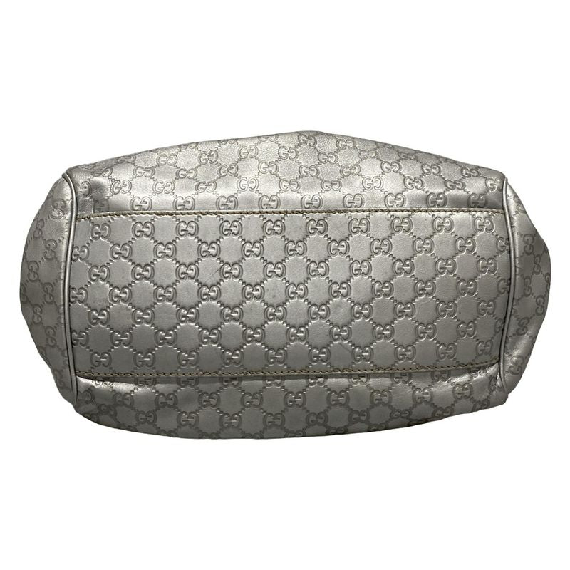 Gucci Handbag Sma Linesookie 223974 Silver Leather