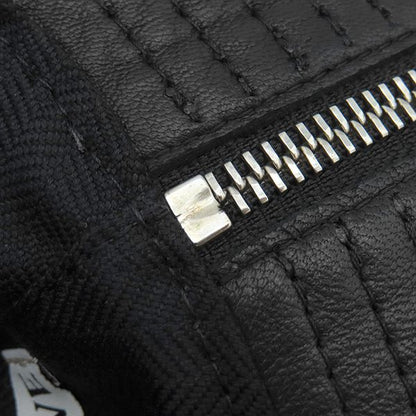 Loewe Hat Fisherman Hat Lambskin Leather Black #57 Silver Hardware Black Hat