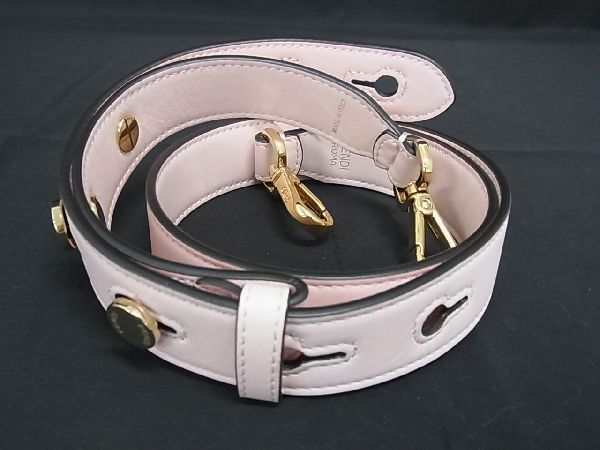 Fendi Leather Bag Shoulder Strap Crossbody Shoulder Women Pink At3398