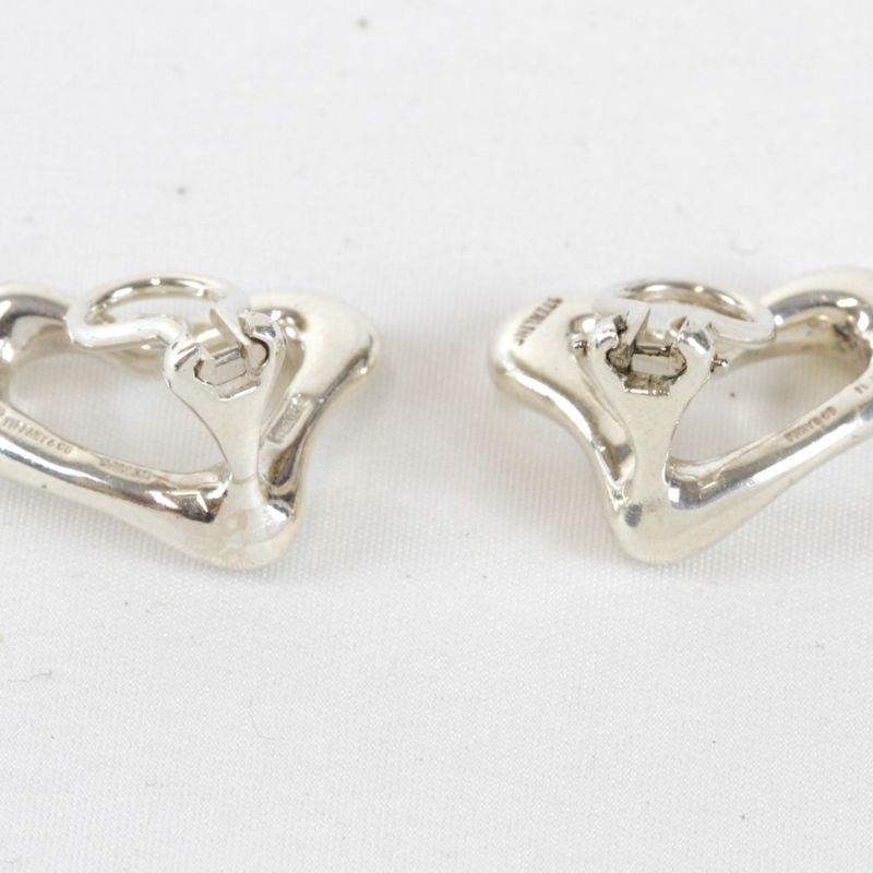 925 Silver Tiffany & Co Open Heart 107g Accessories Earring