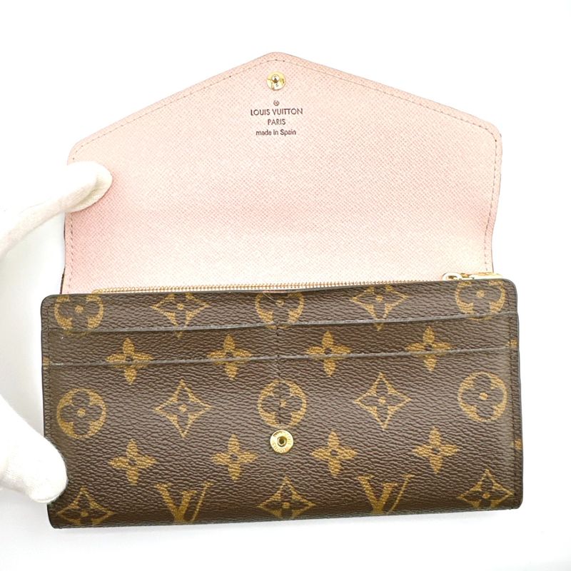 Louis Vuitton M62235 Monogram Round Zipper Portefeuille-sarah Long Wallet Louis