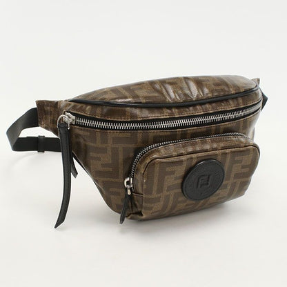 Fendi Belt Bag Zucca 7va446 Body Bag PVC Unisex