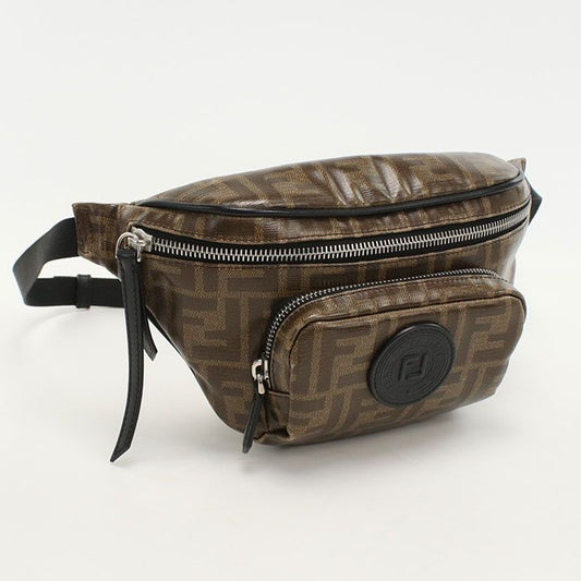 Fendi Belt Bag Zucca 7va446 Body Bag PVC Unisex