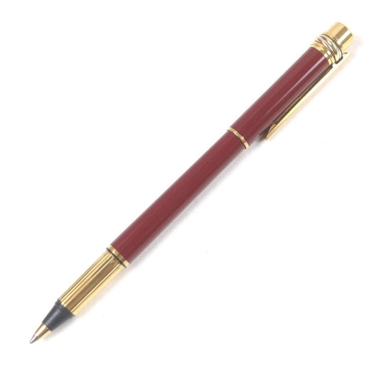 Cartier Must De Cartier Trinity Ballpoint Pen With Cap Stationery Bordeaux Gold