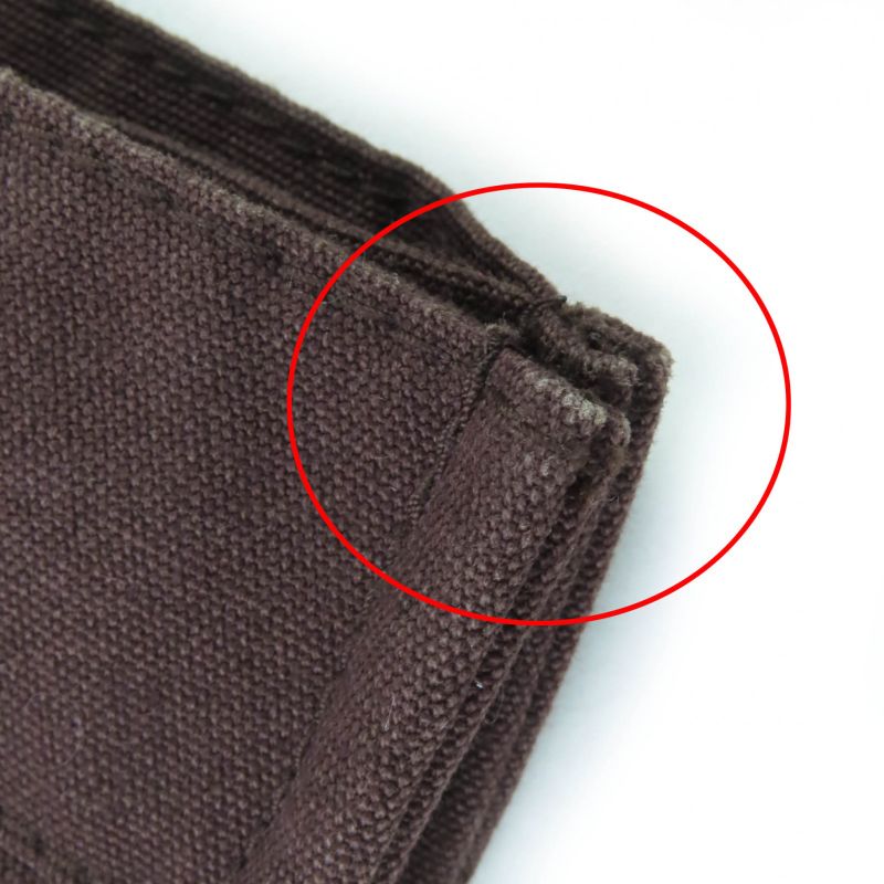 Hermes Fourre Tout MM Silver Hardware Serie Button Half Leather Use Canvas Tote