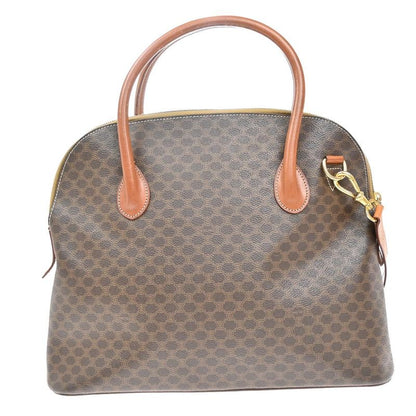 Celine Hand Shoulder Bag Canvas Leather 35kb002