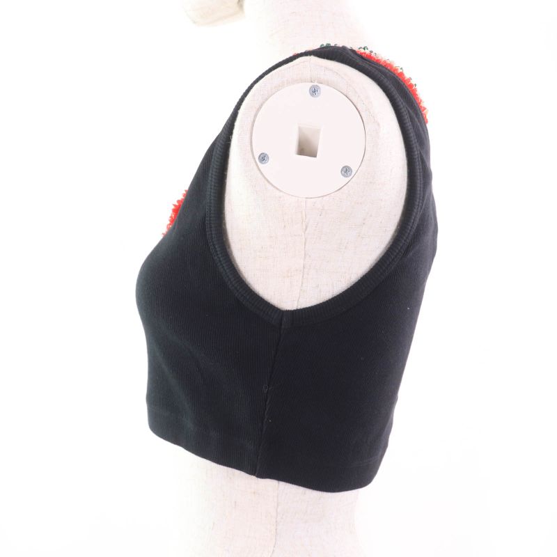 LOEWE×paulas Ibiza LOEWE×paulas Ibiza S616y27x32 Cropped Tank Top With Cotton