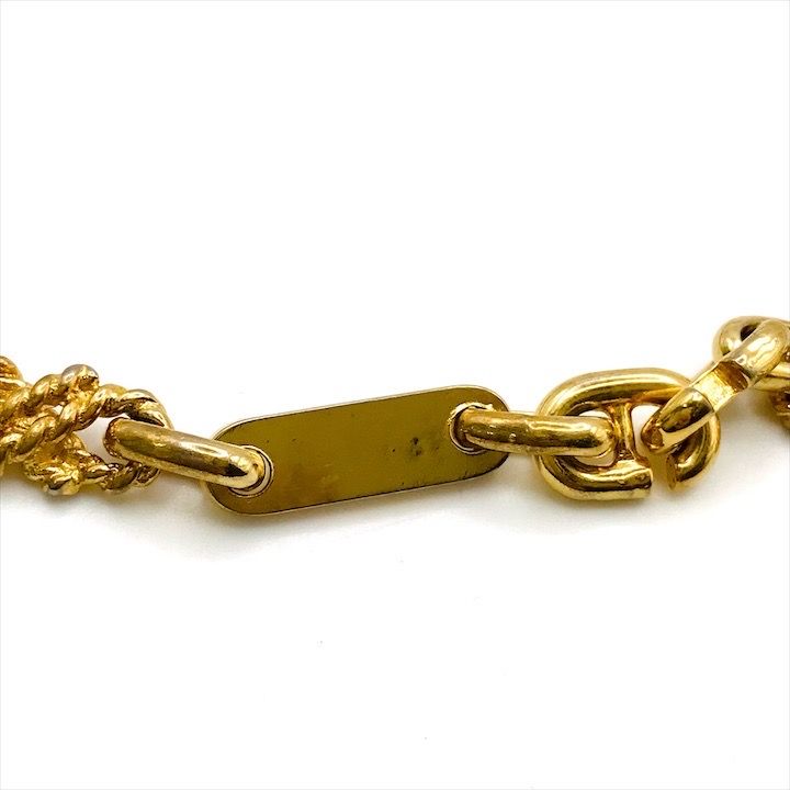 Celine Chain Vintage Necklace Gold