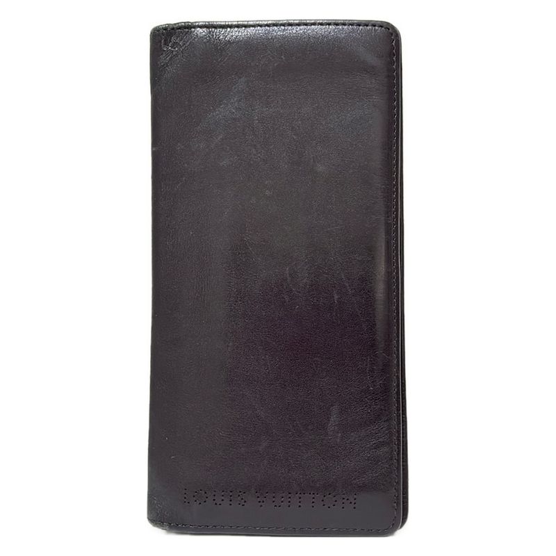 Louis Vuitton Wallet Chicago Porte Barrule 12 Cartes Cles Di M95789 Noir Black