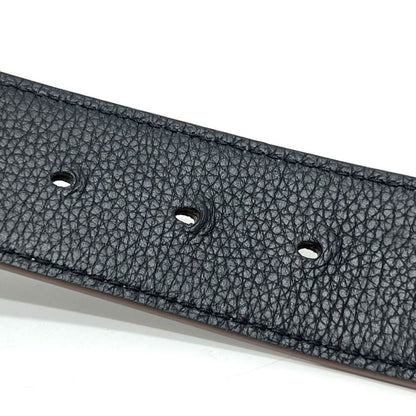 DIOR Belt CD Logo Buckle Leather Brown