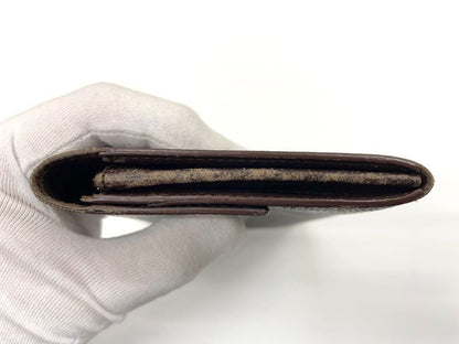 Louis Vuitton Damier Pochette Portmonnais Cles Di Long Wallet N61725 Brown Made