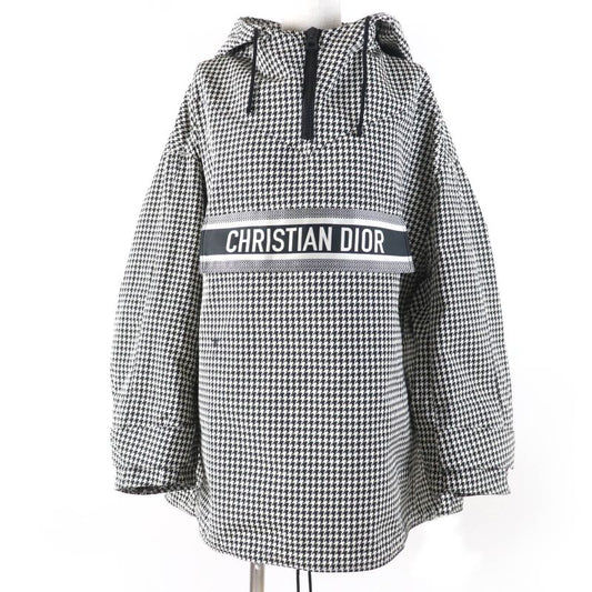 Christian DIOR 017c10a2856 Anorak Staggered Pattern Oversized Blouson White