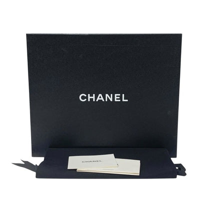 Chanel Loafer Leather Shoes Patent Leather White Gold Here Mark