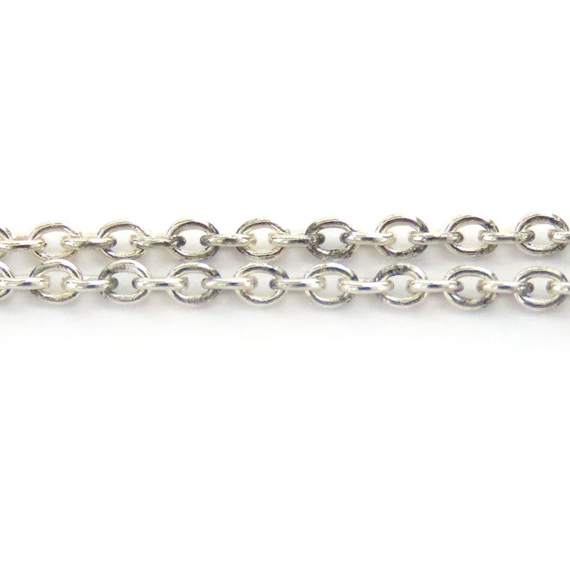 Tiffany & Co Necklace Full Heart Elsa Perutti 925 Silver Approx 4.3g Silver