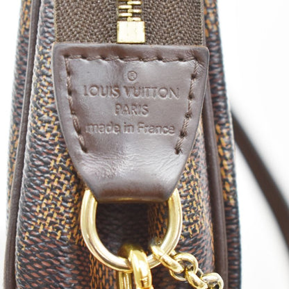 Louis Vuitton Shoulder Bag Handbag Eva 2WAY Damier Ebène N55213 16kb053