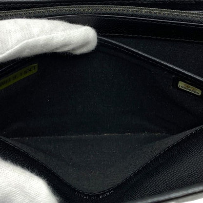 Chanel Sebulga Fold Long Wallet Long Wallet Coco Mark Caviar Skin Leather Black