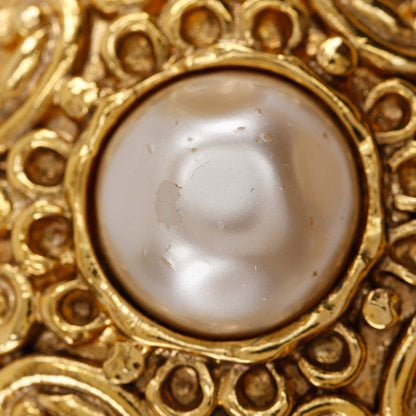 Chanel Vintage Gold Plated And Faux Pearl Ladies 138.3g Necklace