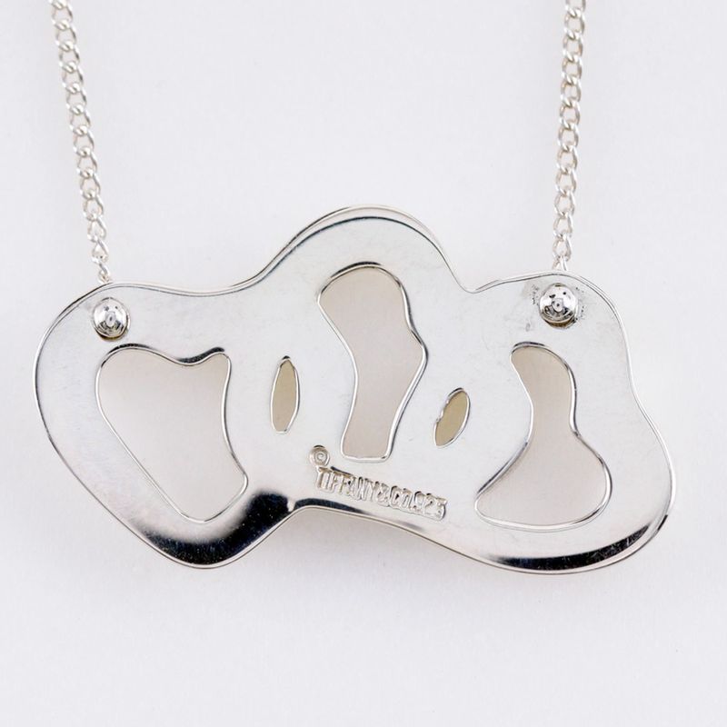 Tiffany & Co Triple Heart 925 Silver Ladies 3.9g Necklace